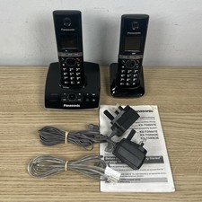 Panasonic KX-TG8062E KX-TG8061E Twin Cordless Phone Answering Machine | FREE P&P
