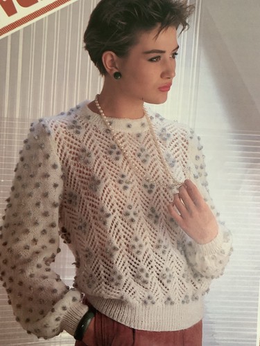 Vtg 80s knitting pattern - vtg,