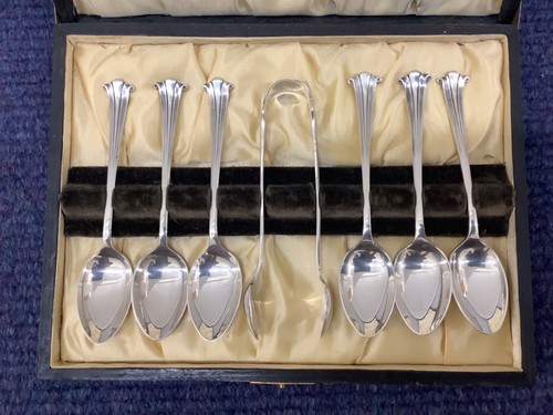 Antique silver plated spoon - antique,
