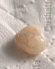 Tumbled peach morganite-