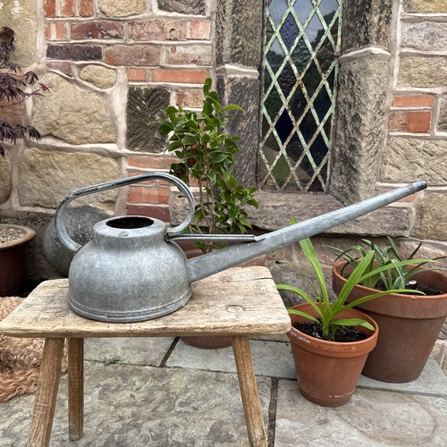 Vintage galvanized watering - galvanized,