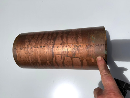 Copper pipe tube 2 - pipe/tube, 5-1/2"