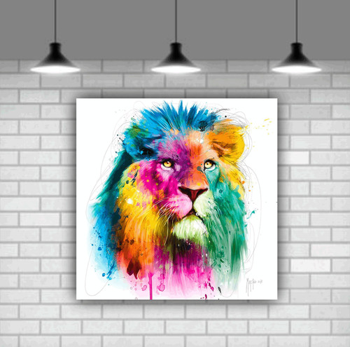 Patrice murciano lion wall art - wall,