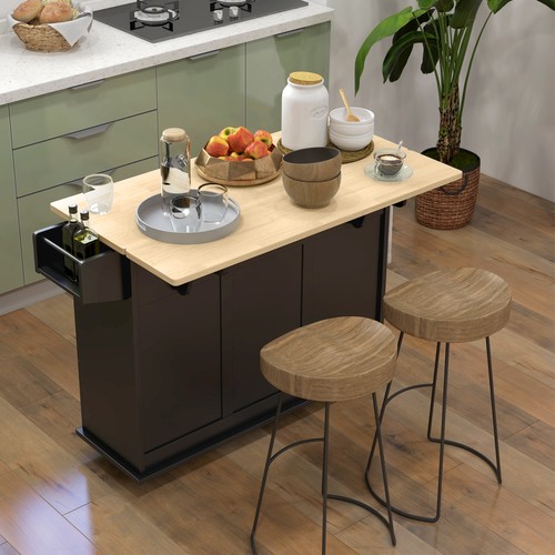 Kitchen island with drop - kitchen,
