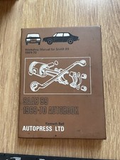 Owner Workshop Manual. Vintage For SAAB 99. 1969- 70 By Kenneth Ball.