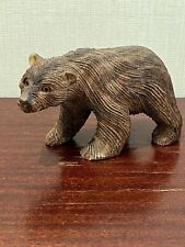 Vintage Carved Wooden Bear