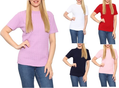 Women crew neck short - crew,