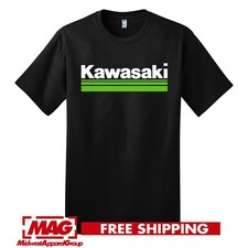 KAWASAKI LOGO BLACK T-SHIRT