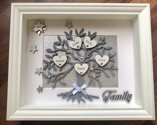 Personalised box frame - personalised,