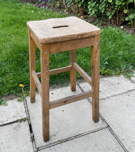 School stool wooden laboratory - stool,