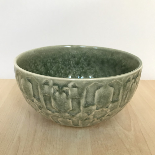 Anthropologie green bowl - green,
