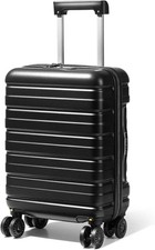 Carry-On Luggage w/Detachable Wheels and TSA Lock For Auction Hard Shell