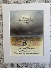 ALWAYS REMEMBER THE BOY THE MOLE FOX HORSE AND STORM BLUE SKY MOUNTED PAGE