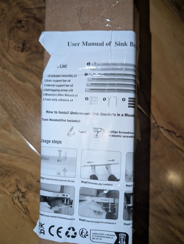 Undermount sink brackets - undermount,
