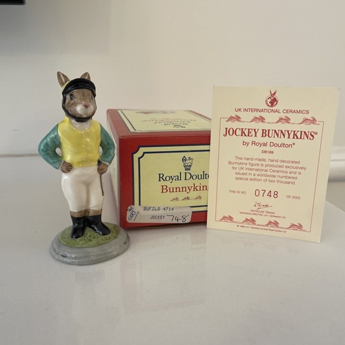 Royal doulton bunnykins jockey - royal,