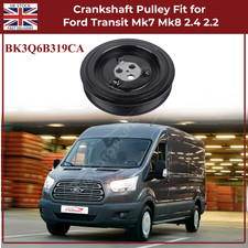 Crankshaft Pulley Fit for Ford Transit 2.4 2.2 Mk7 (2006-2013) Mk8 (2014-2018)