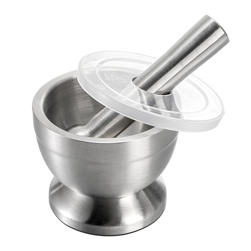 Mortar and pestle sets - mortar, 18/8