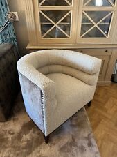 Immaculate Ex Showhome Bespoke Sofa's London Clavell chair boucle  rrp £2800