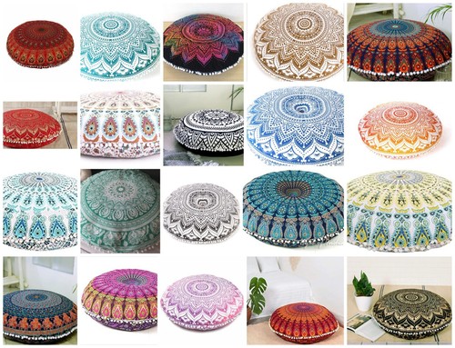 Mandala print large round - print, 32"