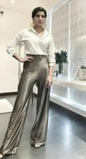 Zara new woman striped velvet - new,