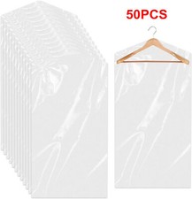 100 Packs Clear Polythene