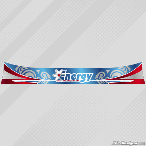 Energy design helmet visor - energy,