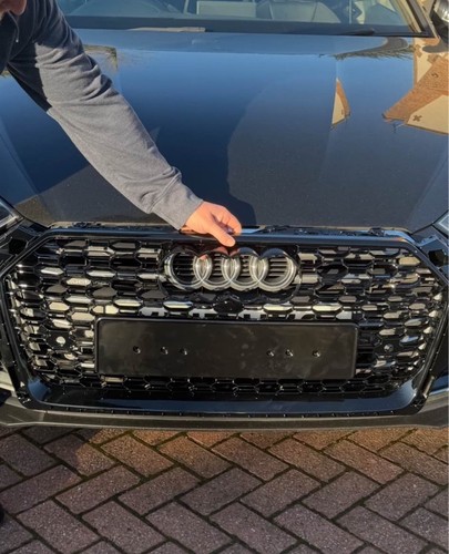 Audi honeycomb grille - audi,