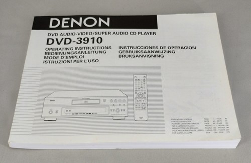 Denon dvd 3910 - denon, video