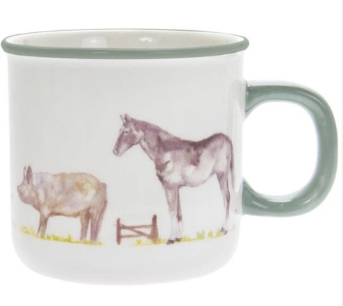Large breakfast mug country - large,