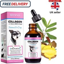 Collagen Liquid Supplement for dog treatment 60ml with biotin