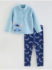 NEW Disney @ George Lilo & Stitch Fleece Top & Legging Pyjamas Size 10-11 Years