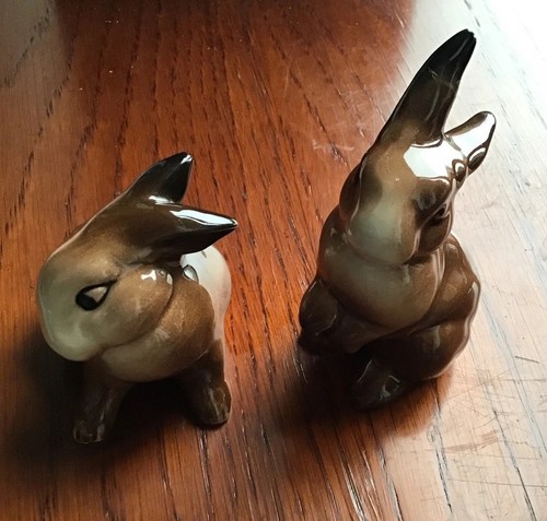 Beswick rabbits pair rare - rabbits,