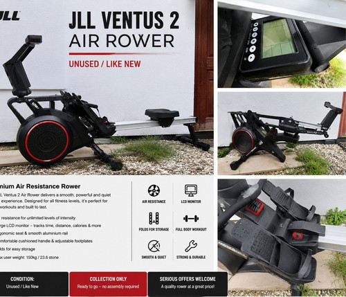 Jll ventus air rower - jll, 2