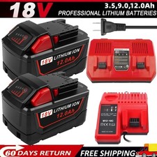 12AH 18V Battery For Milwaukee