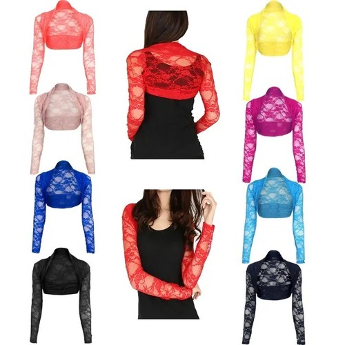 Womens short cropped lace - cropped,