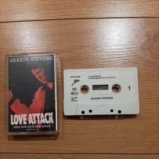 SHAKIN' STEVENS - Love Attack. UK 1988 CASSETTE SINGLE 4 tracks. 