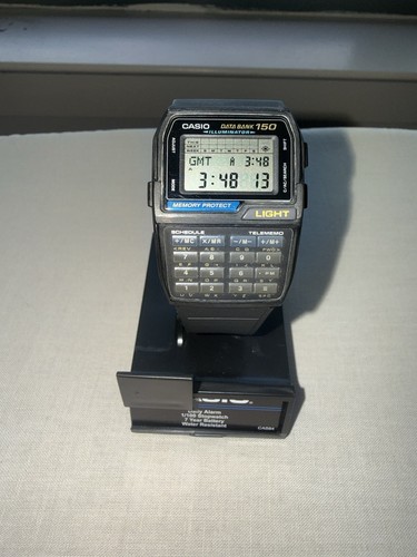 Vintage casio data bank - data, 150