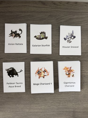 Pre cut pokemon - pokemon, pokedex