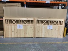 Timber (Wooden) Garden Driveway Gates 3665mm Wide x 1220mm High