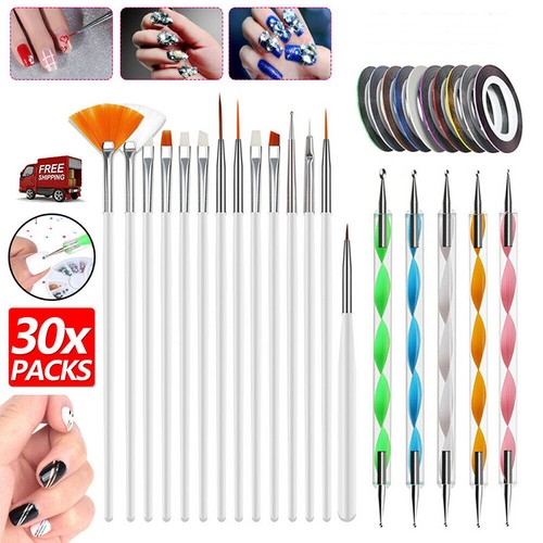 30x gel nail art brush - gel, design