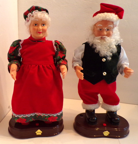 1998 gemmy dancing claus - dancing,