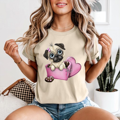 Cute pug womens - cute,