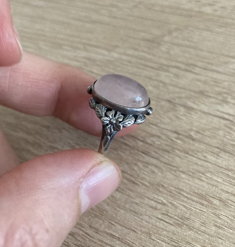 Silver and rose quartz - , &