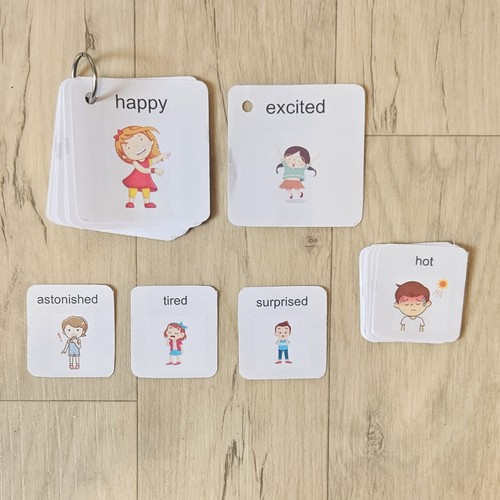 Emotion flash cards mental - cards-,
