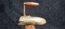 Vintage brass flat iron, possibly victorian.