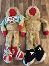 Original Vintage Telitoy & Triang Gordon the Gopher Hand Puppets TV collectible 