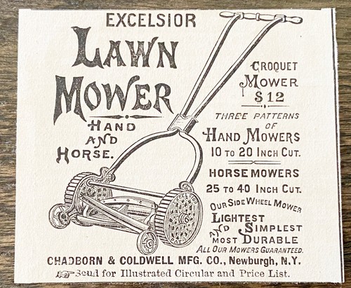 Old excelsior hand - excelsior, push