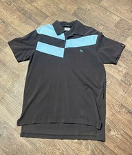 Vintage Polo Shirt | Mens One True Saxon Brown Polo Shirt Size Medium Retro Polo