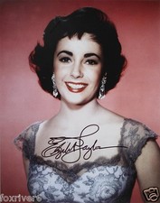 ELIZABETH TAYLOR Signed