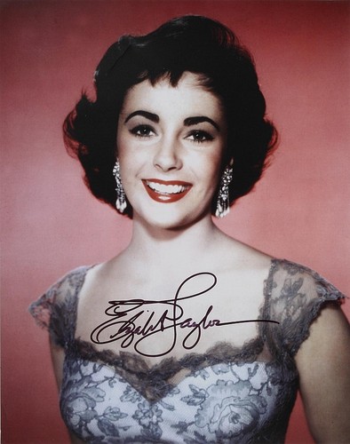 Elizabeth taylor signed - elizabeth,